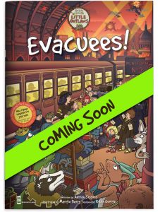 Book cover for story 2 'Evacuees' - coming soon